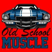 Old School Muscle Car Santa Hat thumb 1