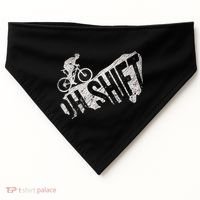 Oh Shift Mountain Biking Bicycle Bike Rider Cyclist USA-Made Doggie Bandana thumb 0