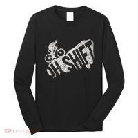Oh Shift Mountain Biking Bicycle Bike Rider Cyclist Long Sleeve Shirt thumb 0
