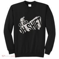 Oh Shift Mountain Biking Bicycle Bike Rider Cyclist Sweatshirt thumb 0