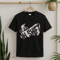 Oh Shift Mountain Biking Bicycle Bike Rider Cyclist T-Shirt thumb 2