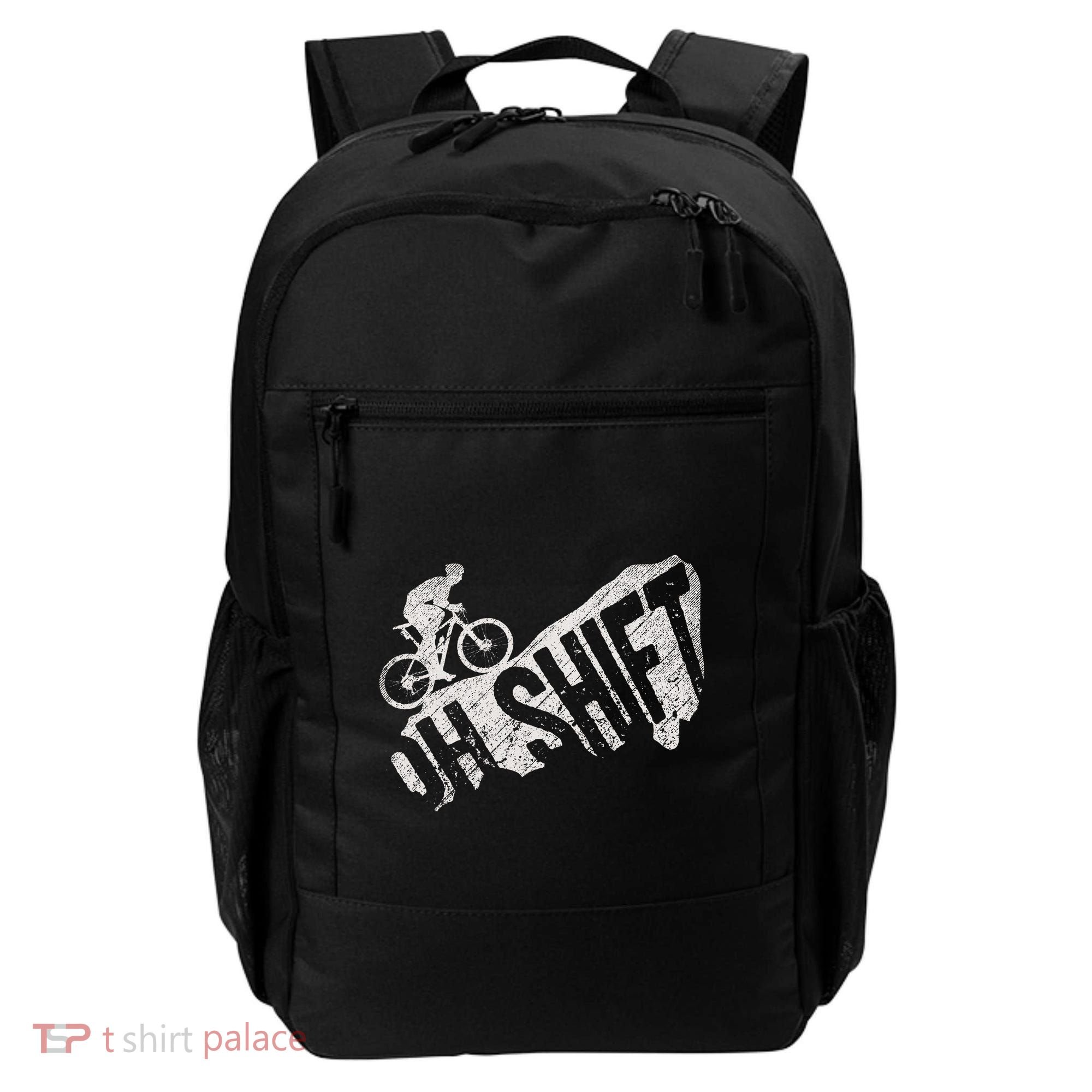 Oh Shift Mountain Biking Bicycle Bike Rider Cyclist Backpack