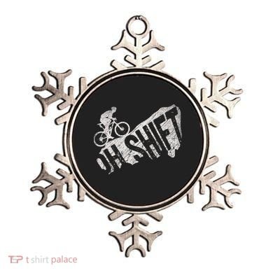 Oh Shift Mountain Biking Bicycle Bike Rider Cyclist Ornament
