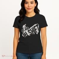Oh Shift Mountain Biking Bicycle Bike Rider Cyclist Women's T-Shirt thumb 4