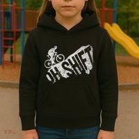 Oh Shift Mountain Biking Bicycle Bike Rider Cyclist Kids Hoodie thumb 3