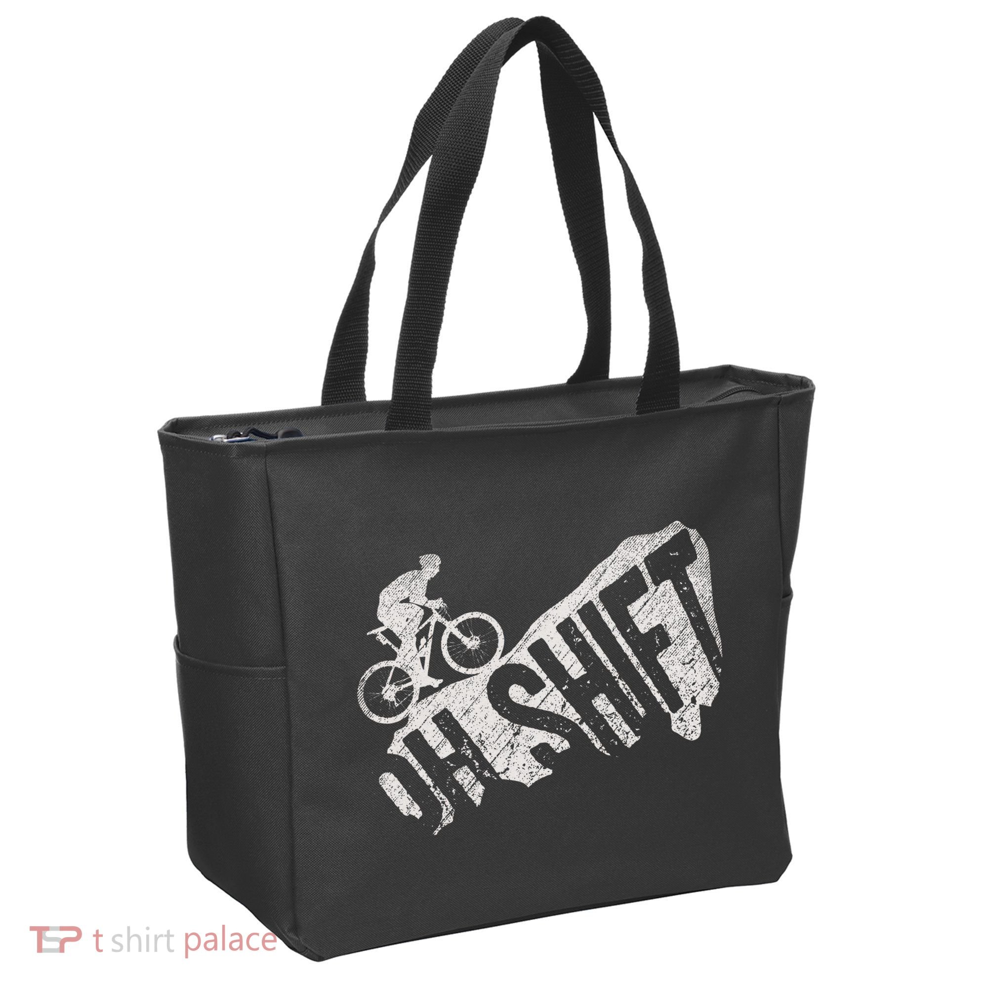Oh Shift Mountain Biking Bicycle Bike Rider Cyclist Tote Bag