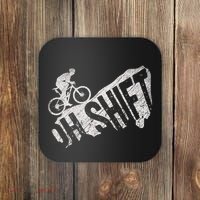 Oh Shift Mountain Biking Bicycle Bike Rider Cyclist Coaster thumb 0