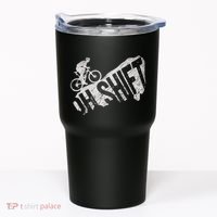 Oh Shift Mountain Biking Bicycle Bike Rider Cyclist Tumbler thumb 0