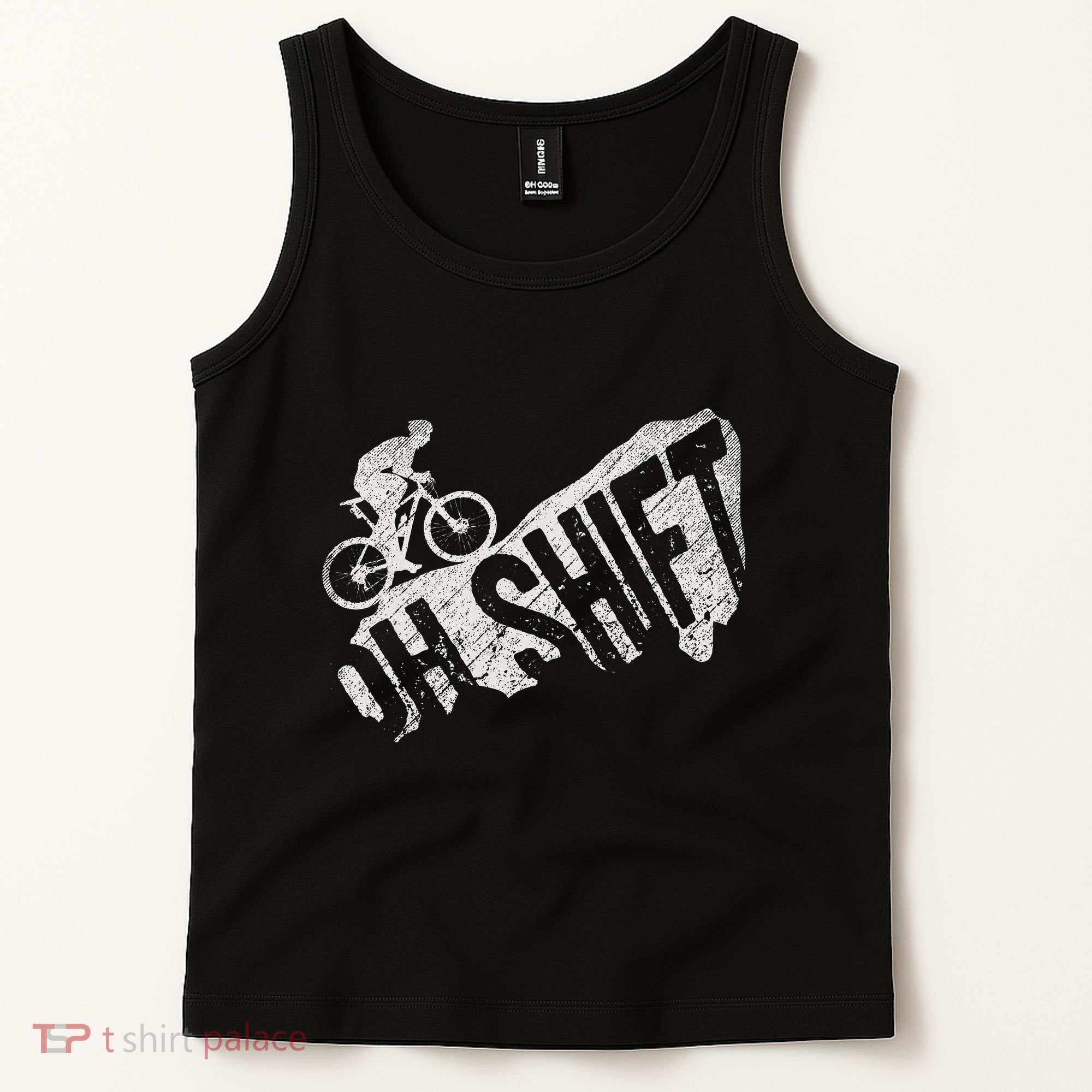 Oh Shift Mountain Biking Bicycle Bike Rider Cyclist Tank Top