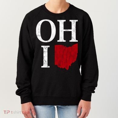 Ohio State Map Women's Sweatshirt