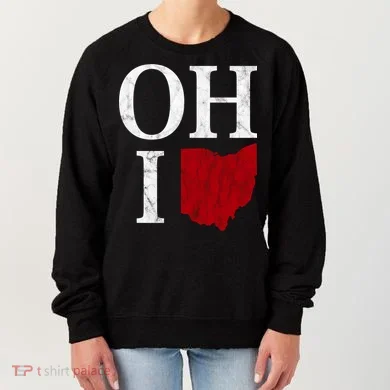 Ohio State Map Women's Sweatshirt