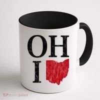 Ohio State Map Coffee Mug thumb 1