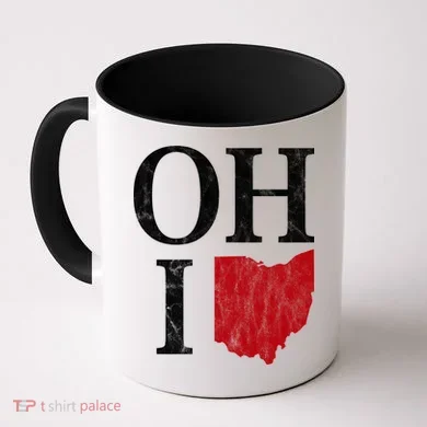 Ohio State Map Coffee Mug