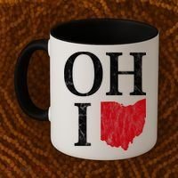 Ohio State Map Coffee Mug thumb 2
