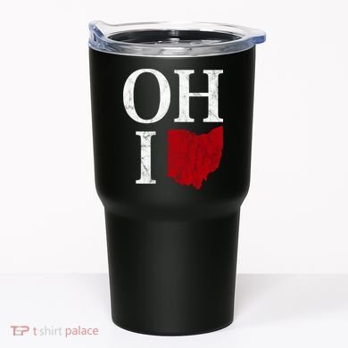 Ohio State Map Tumbler