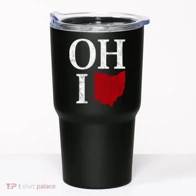 Ohio State Map Tumbler
