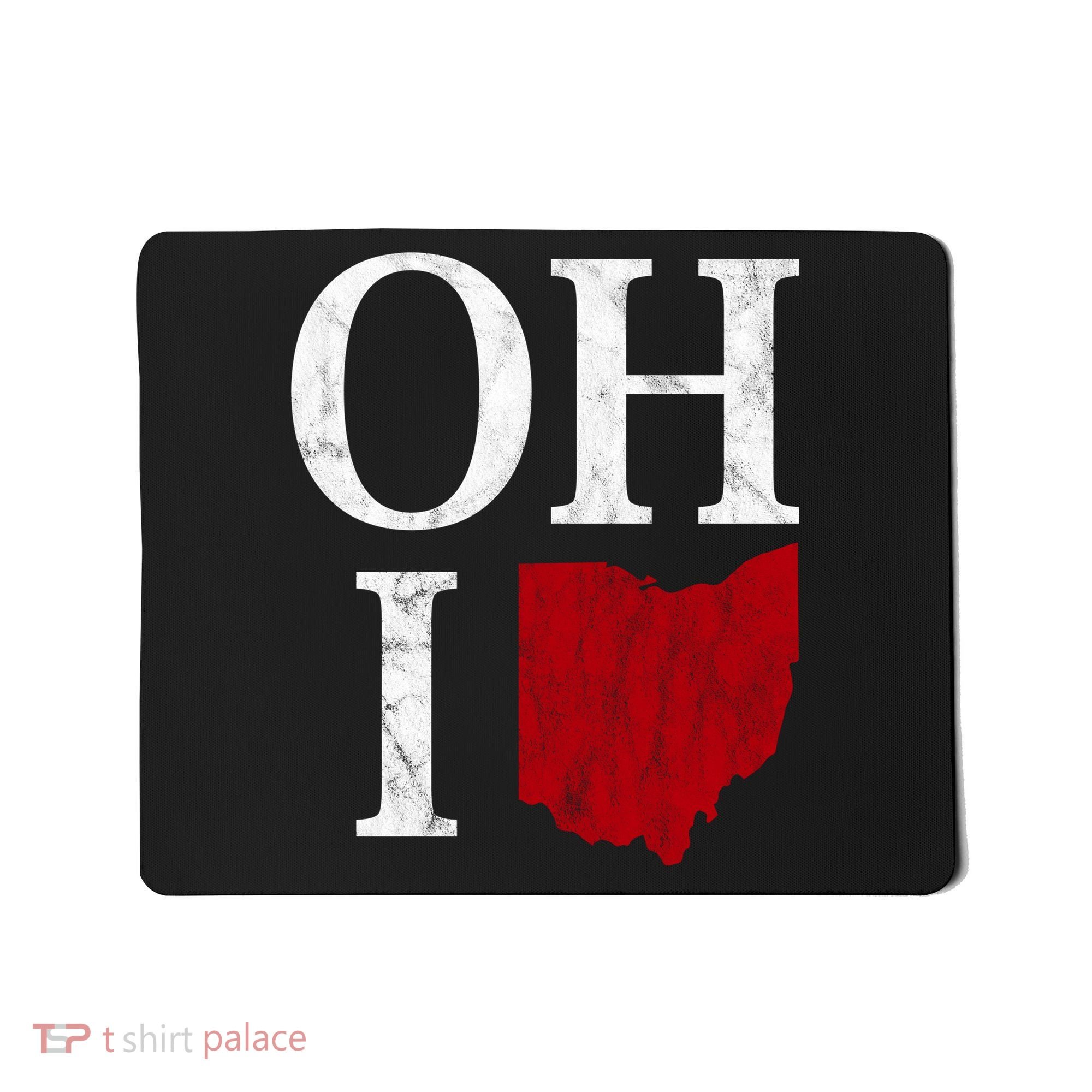Ohio State Map Mousepad
