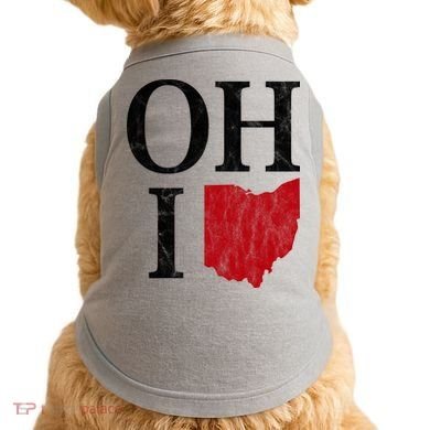 Ohio State Map Doggie Tank