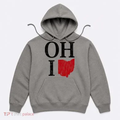 Ohio State Map Hoodie