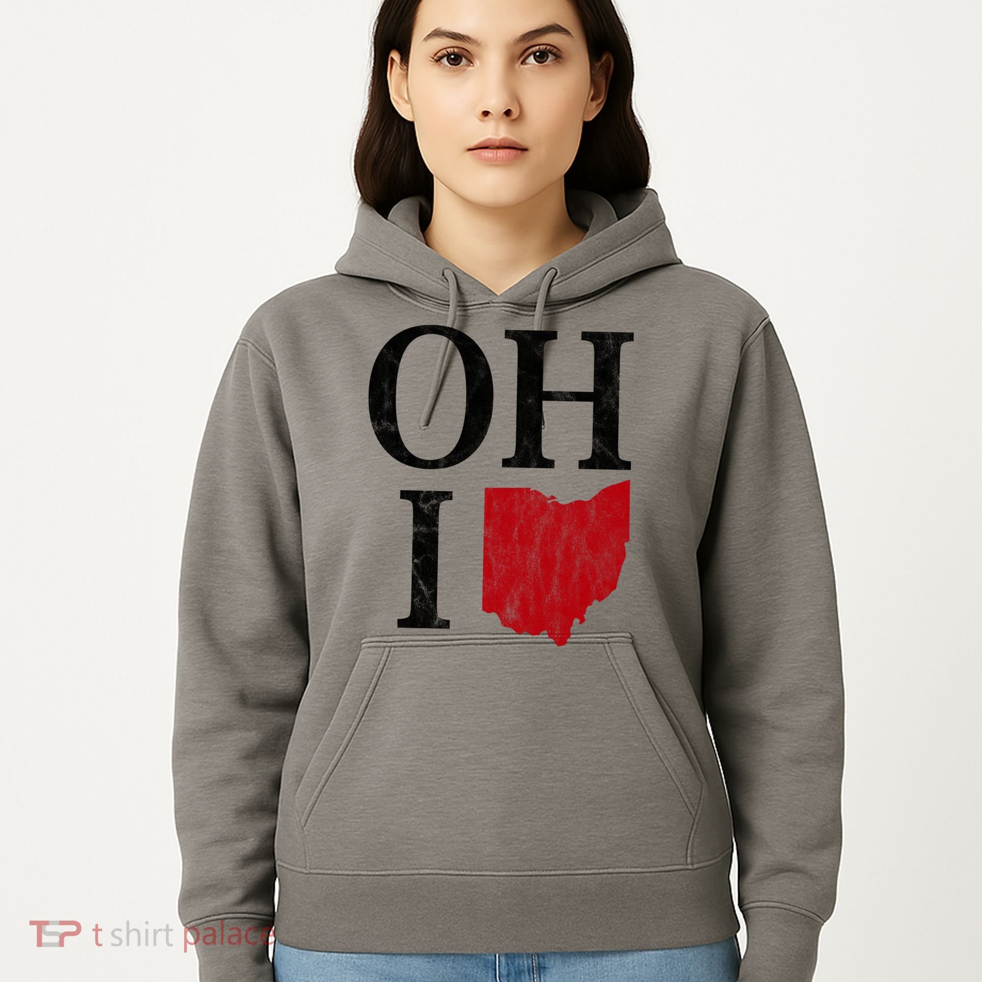 Ohio State Map Hoodie