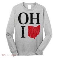 Ohio State Map Long Sleeve Shirt thumb 0