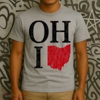 Ohio State Map T-Shirt thumb 3