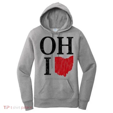 Ohio State Map Women's Hoodie