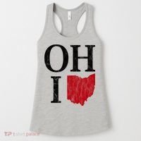 Ohio State Map Women's Tank Top thumb 0