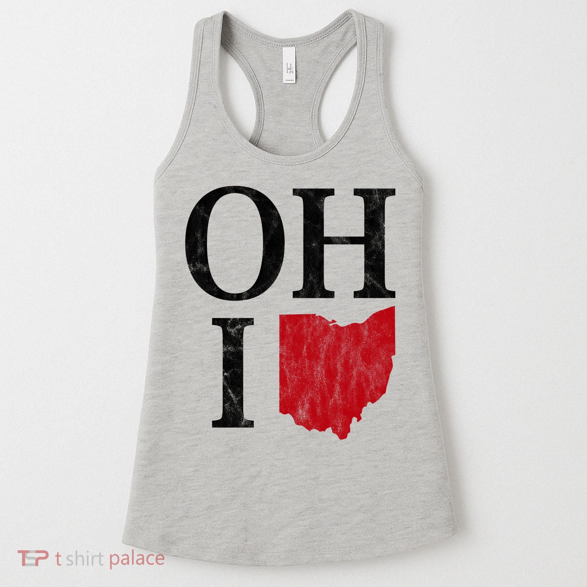 Ohio State Map Women's Tank Top