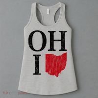 Ohio State Map Women's Tank Top thumb 3