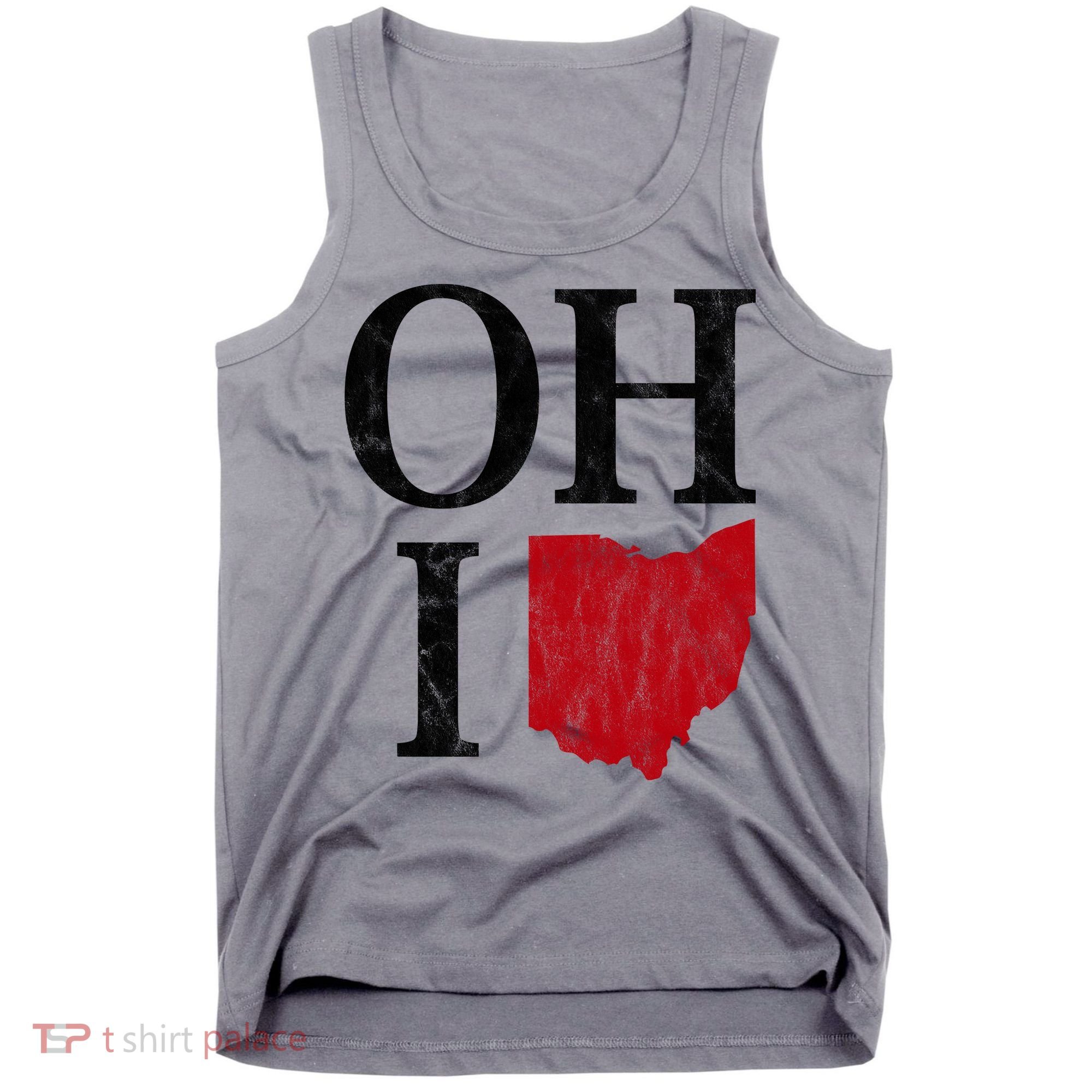 Ohio State Map Tank Top