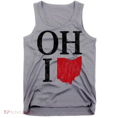 Ohio State Map Tank Top