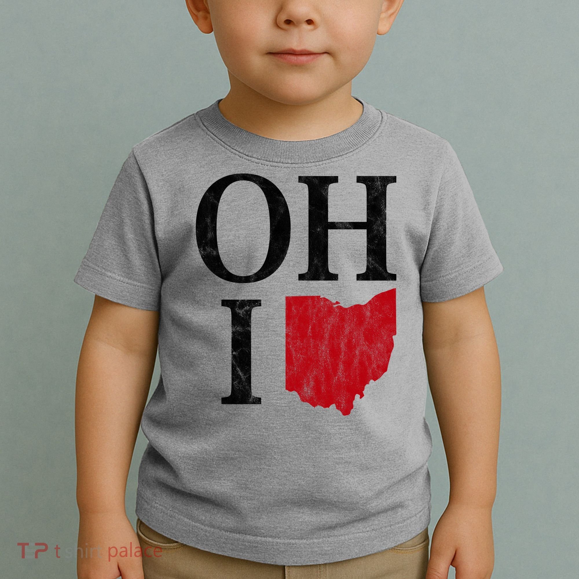 Ohio State Map Toddler T-Shirt