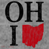 Ohio State Map Kids Long Sleeve Shirt thumb 2