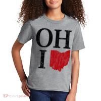 Ohio State Map Kids T-Shirt thumb 2