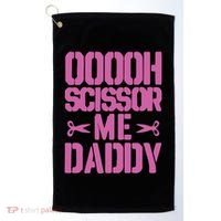 Ooooh Scissor Me Daddy Golf Towel thumb 0