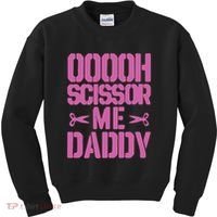 Ooooh Scissor Me Daddy Kids Sweatshirt thumb 0
