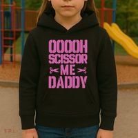 Ooooh Scissor Me Daddy Kids Hoodie thumb 3