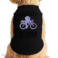 Octopus Sea Monster Cycling Always Be Yourself Cephalopod Doggie Tank thumb 0