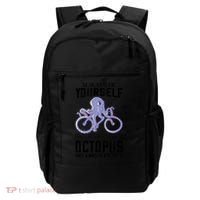 Octopus Sea Monster Cycling Always Be Yourself Cephalopod Backpack thumb 0