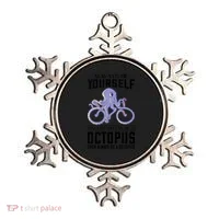 Octopus Sea Monster Cycling Always Be Yourself Cephalopod Ornament thumb 0