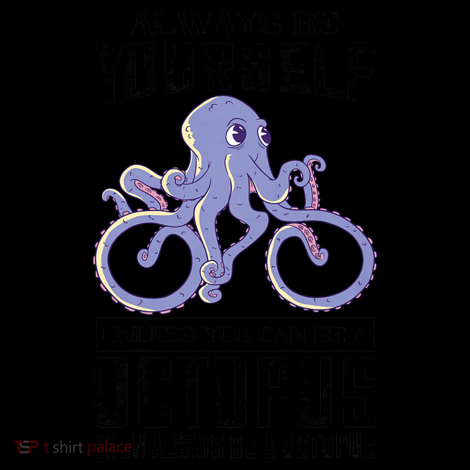 Octopus Sea Monster Cycling Always Be Yourself Cephalopod Tank Top
