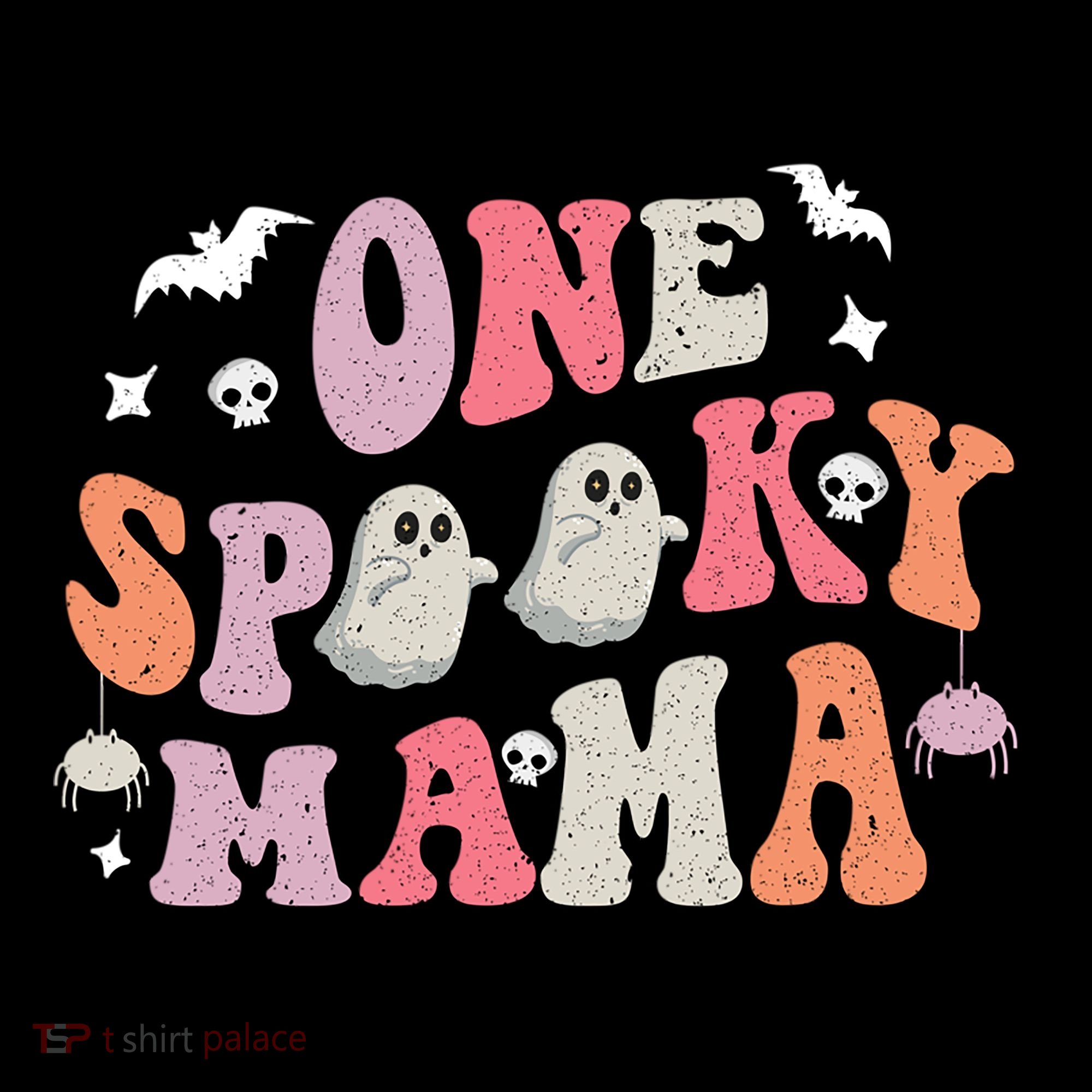 One Spooky Mama Funny Halloween Mom Costume Groovy Cute Gift Coffee Mug