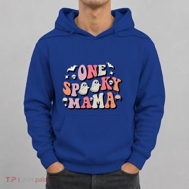 One Spooky Mama Funny Halloween Mom Costume Groovy Cute Gift Hoodie
