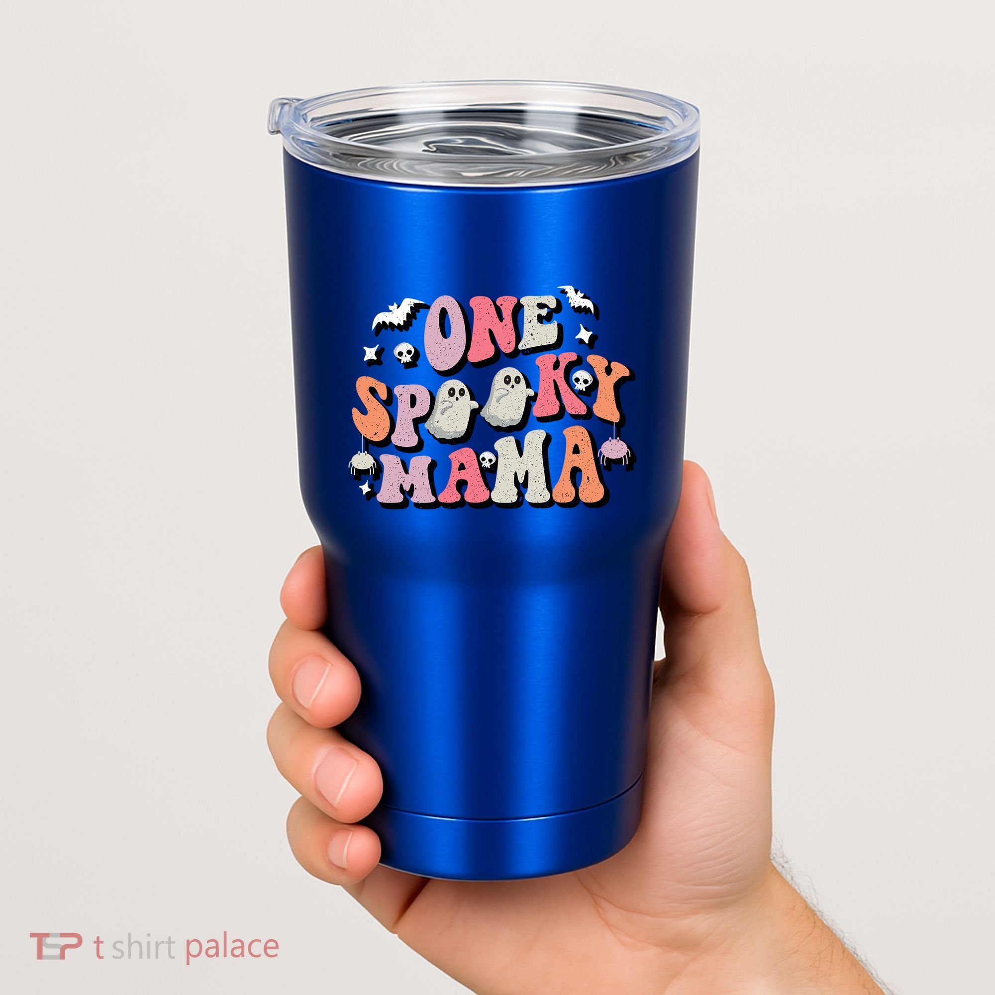 One Spooky Mama Funny Halloween Mom Costume Groovy Cute Gift Tumbler