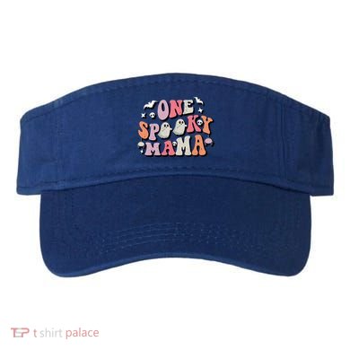 One Spooky Mama Funny Halloween Mom Costume Groovy Cute Gift Visor