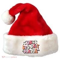 One Spooky Mama Funny Halloween Mom Costume Groovy Cute Gift Santa Hat thumb 0
