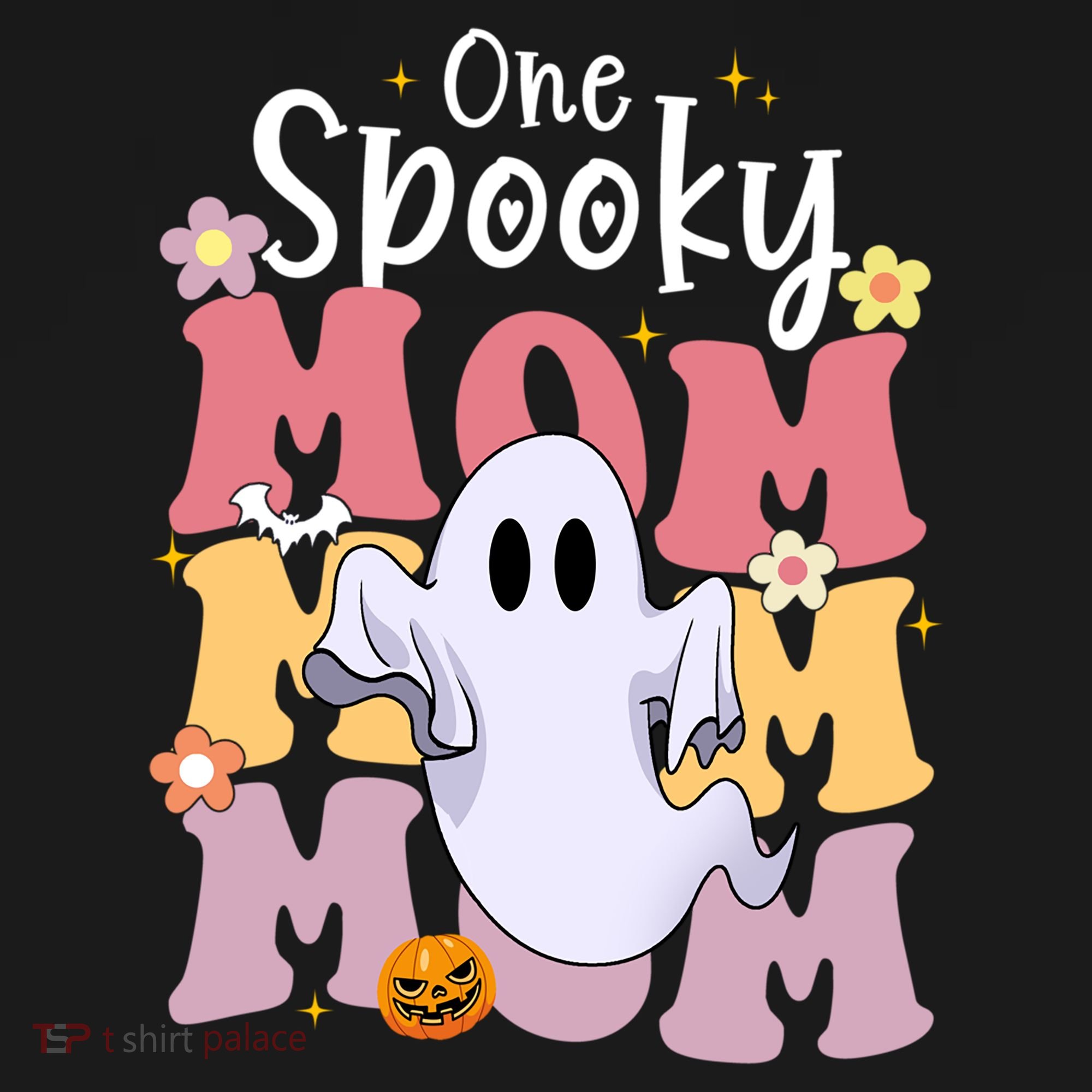 One Spooky Mom Halloween Cute Ghosts Grovvy Mommy Gift Meaningful Gift Bucket Hat