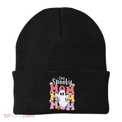 One Spooky Mom Halloween Cute Ghosts Grovvy Mommy Gift Meaningful Gift Beanie