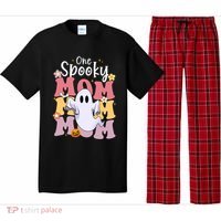 One Spooky Mom Halloween Cute Ghosts Grovvy Mommy Gift Meaningful Gift Pajama Set thumb 0